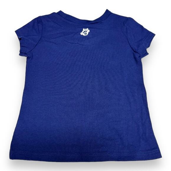 Okie Dokie Girls Top Sz 12 Mo Navy Blue Oh My Stars Patriotic Red White NEW - Picture 4 of 5